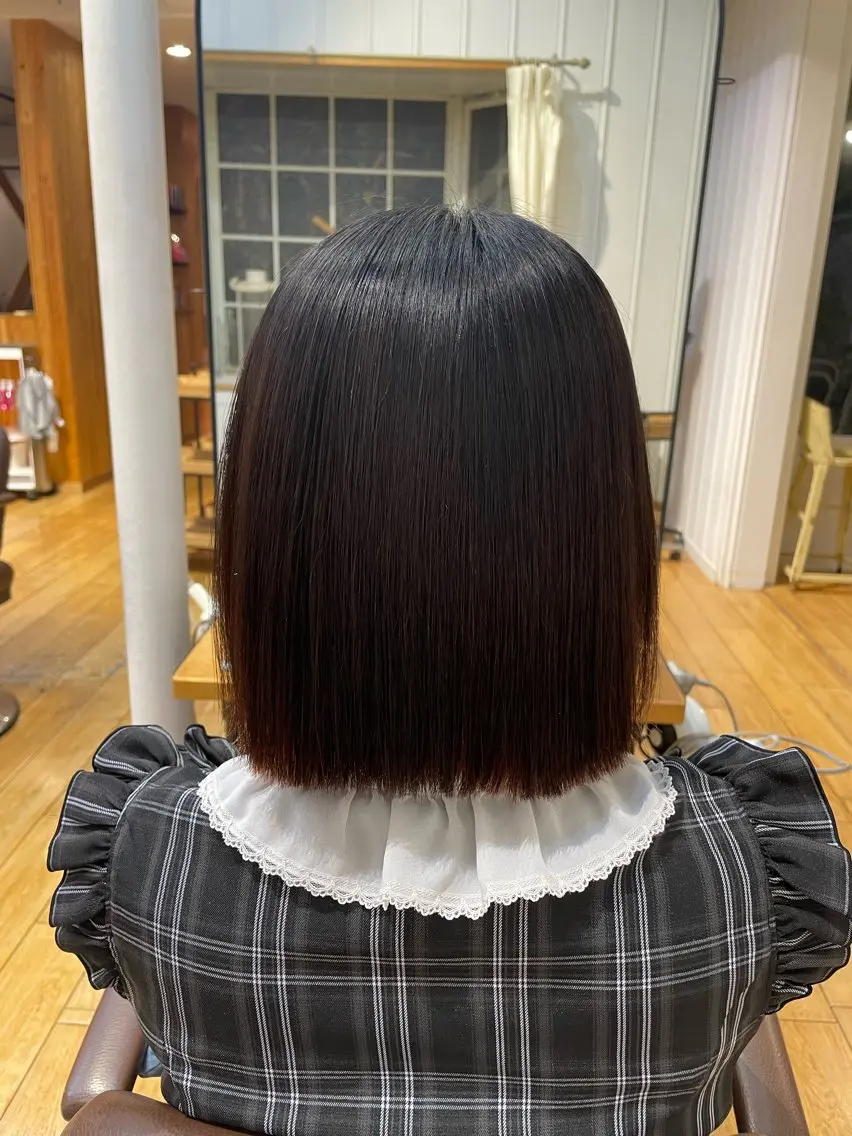 ショート 縮毛矯正 艶髪✨️/縮毛矯正/ ニュアンス/田中大翔のヘアスタイル