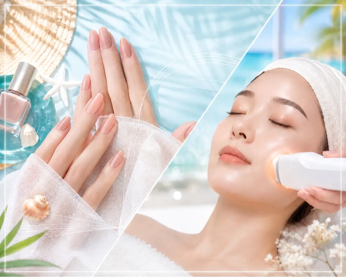 🎀ワンカラーorラメグラ＆🌷顔脱毛or💎光フェイシャルの写真