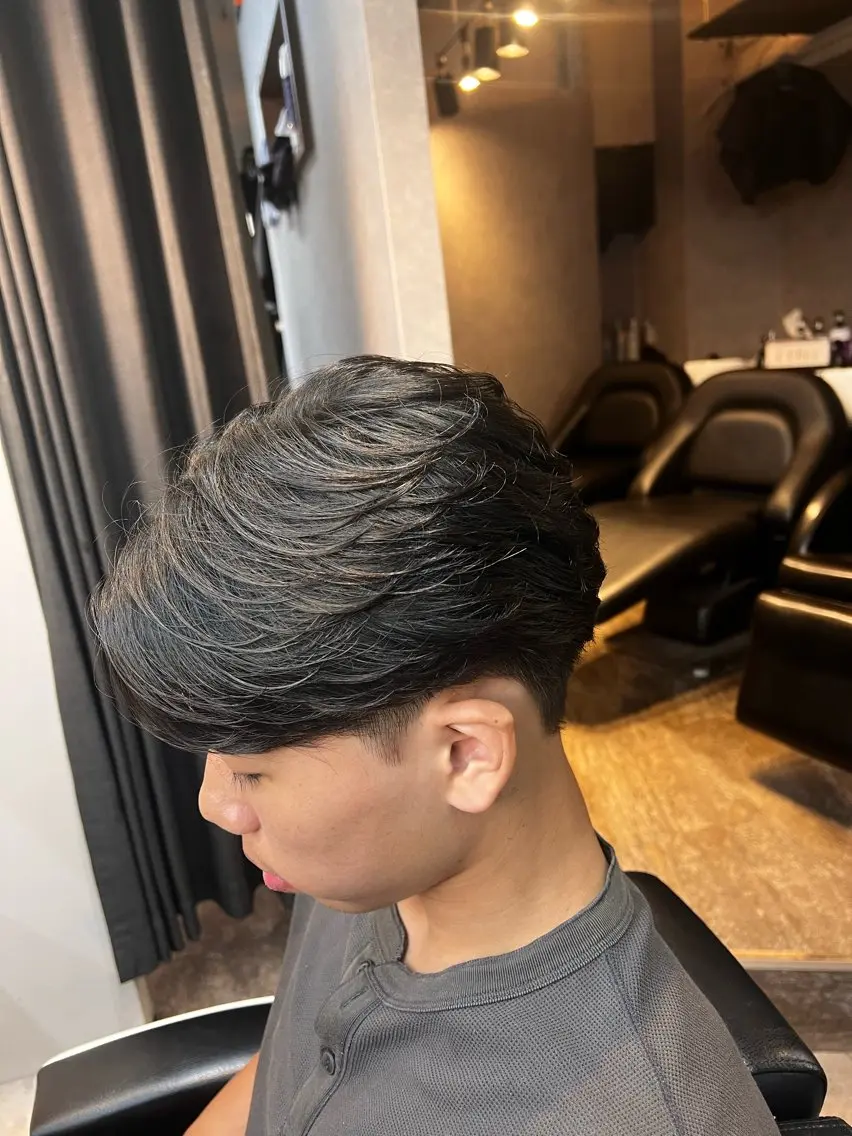 ショート カット パーマ メンズカット、パーマ 特化🔥🌊瀬川竜生のヘアスタイル