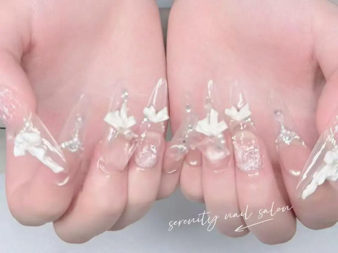 ネイル 長さ出し 持ち込み ワンホンネイル ハンドネイル ハンドケア ✨Serenity Nail salonのネイルデザイン