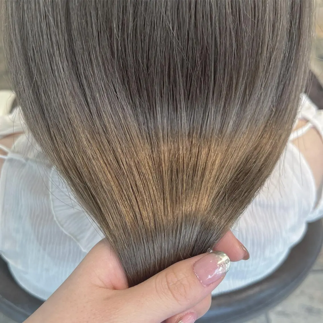 ミディアム トリートメント 石井 歩奈のヘアスタイル