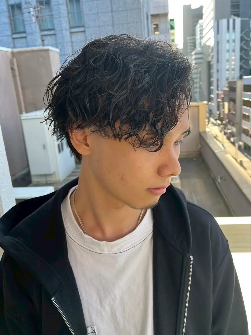 パーマ メンズ カット パーマ メンズパーマ/長岡 坂口祥貴/店長のヘアスタイル