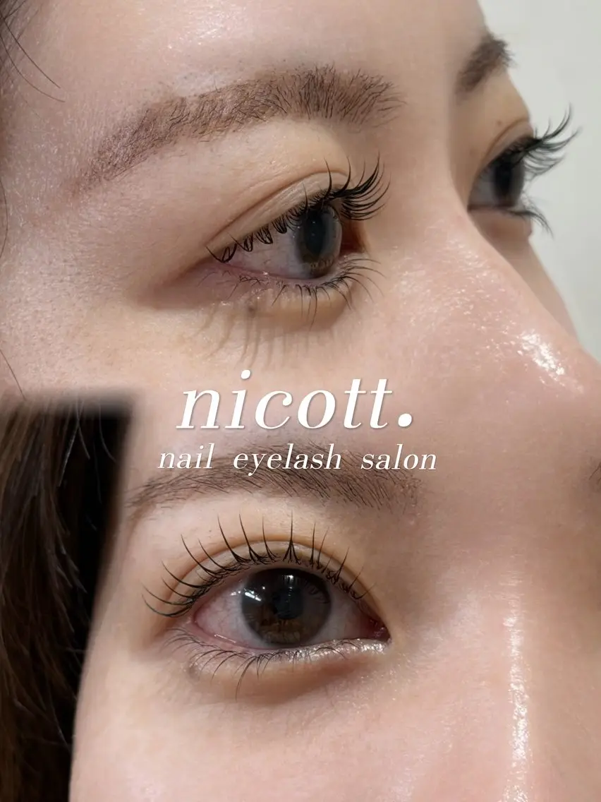 マツエク・マツパ まつげパーマ 下まつげエクステ マツパ nicott. renaのマツエク・マツパデザイン