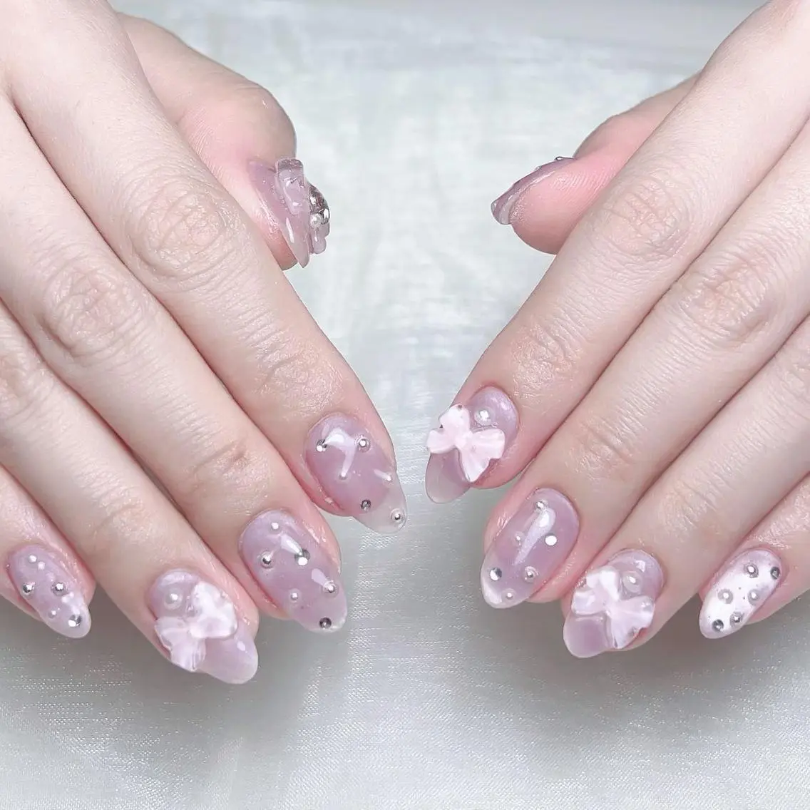 ネイル ハンドネイル Nail salon 木にいるのネイルデザイン