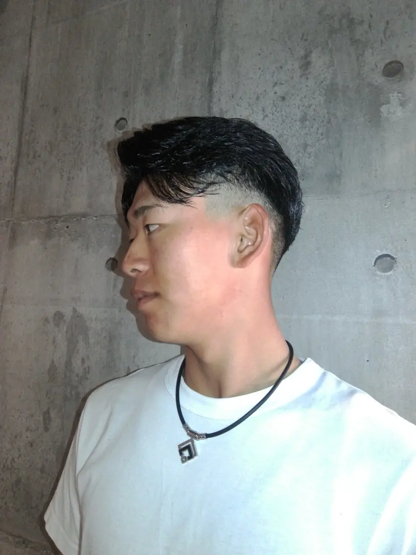 メンズ カット 窪田 力也のヘアスタイル