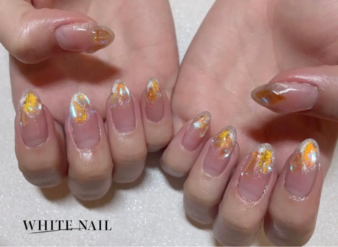 ネイル ハンドネイル WHITE NAIL ホワイトネイルのネイルデザイン