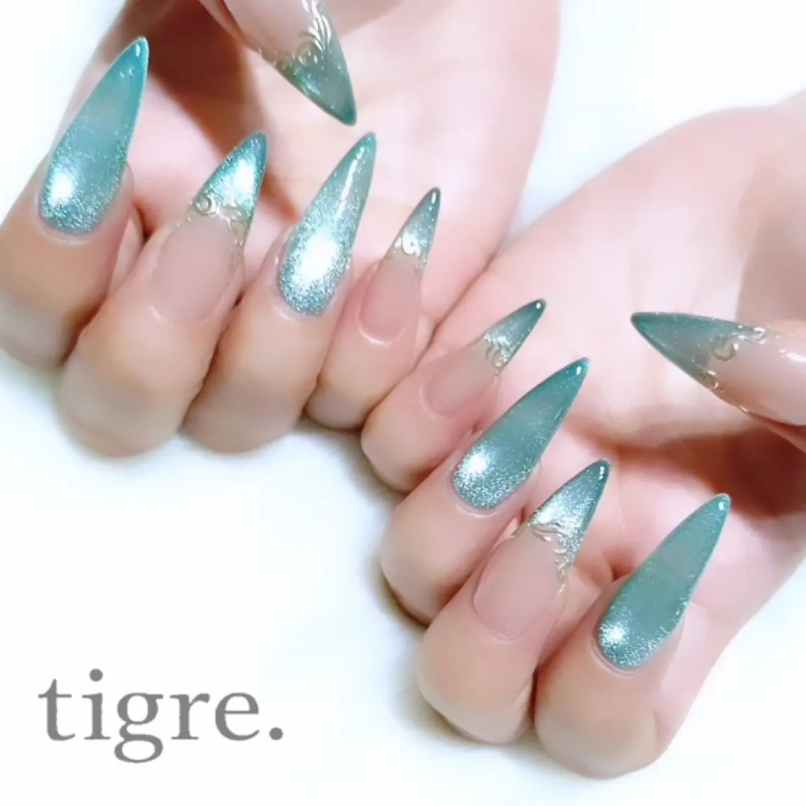 ネイル ハンドネイル tigre .のネイルデザイン