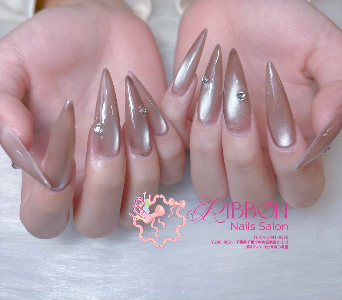 ネイル フレンチネイル ジェルネイル マグネットネイル 持ち込み ニュアンスネイル ハンドネイル Nami nailのネイルデザイン