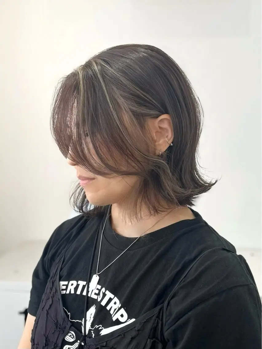 ミディアム ハイライト suiw /AYAのヘアスタイル