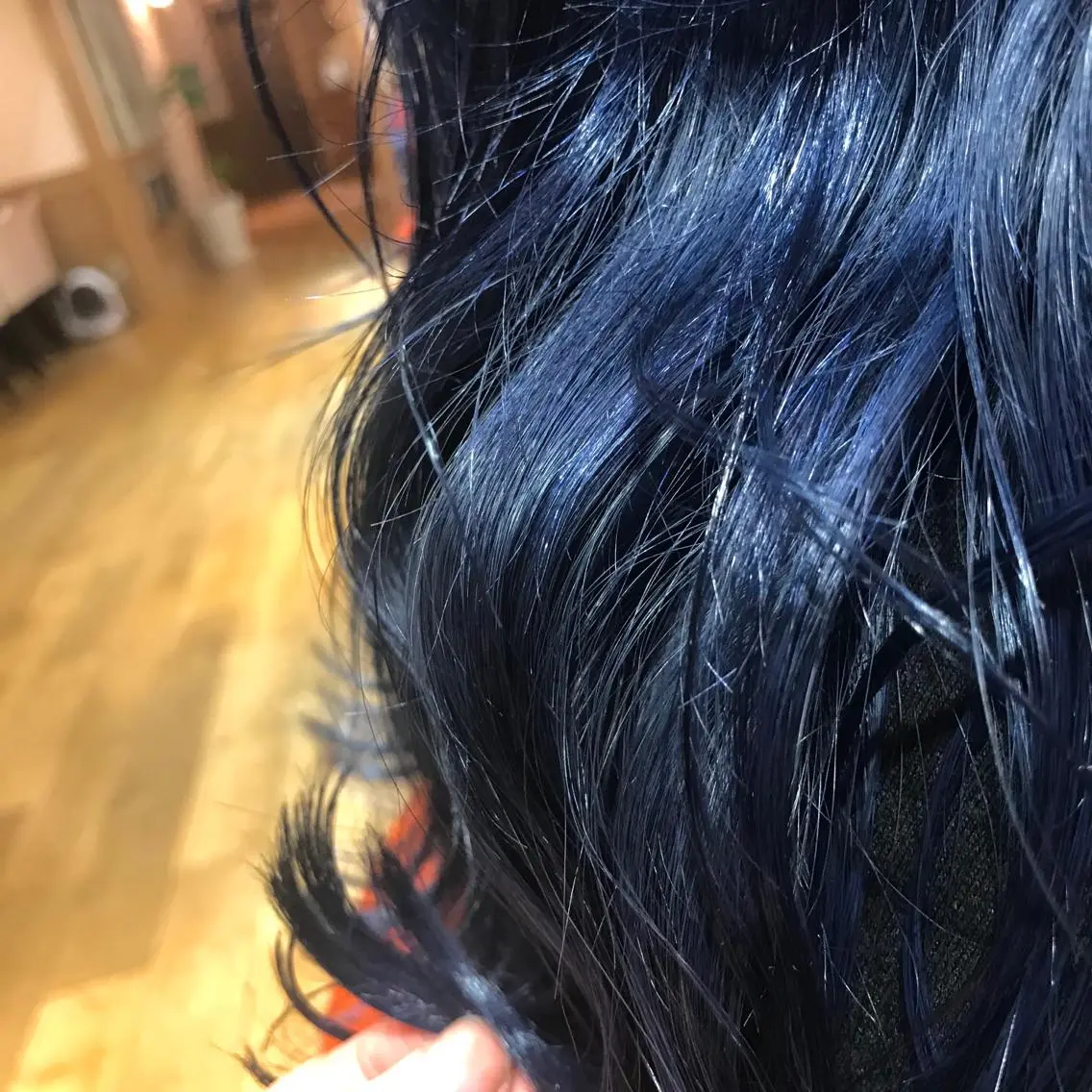 ロング カラー ハイトーンカラー 森岡 紗羽のヘアスタイル
