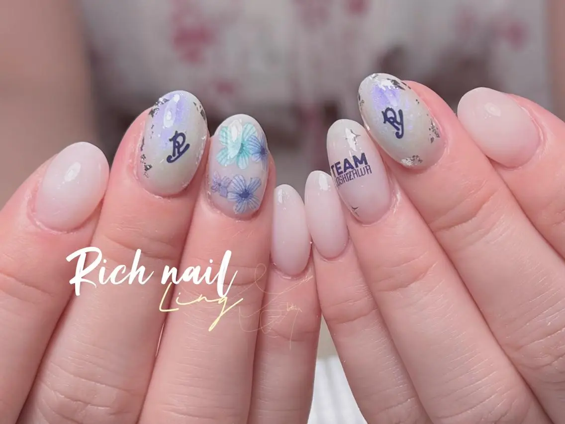 ネイル ハンドネイル ハンドケア Rich Nail 🤲🏻梨央のネイルデザイン