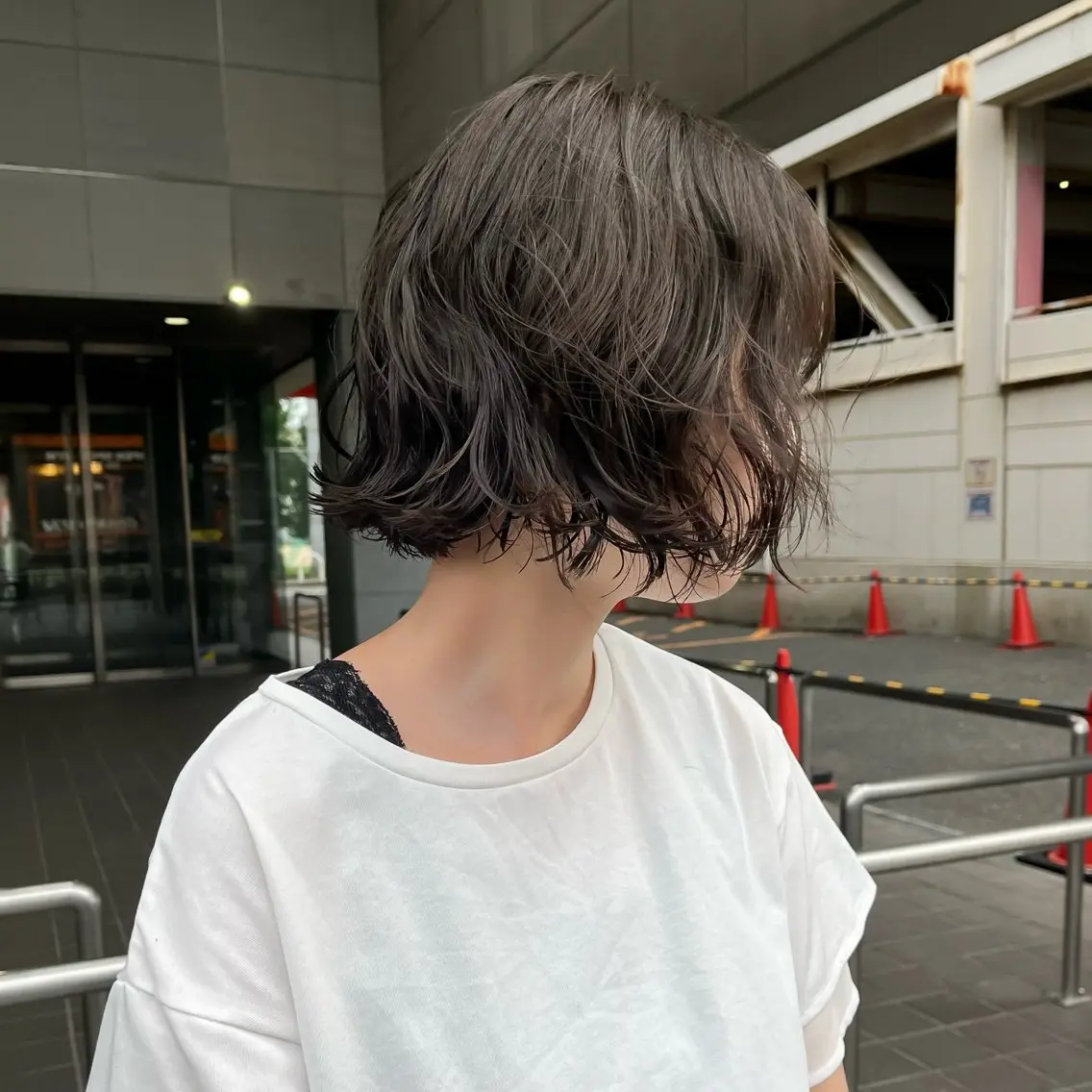 カット+パーマ+カラーの写真