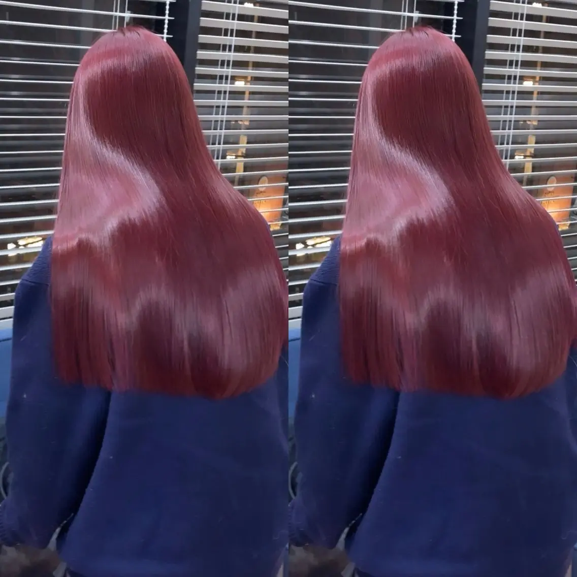 ロング カラー ブリーチ ケアカラー ブリーチなしカラー ピンクカラー ヘアカラー トリートメント ブリーチなしピンク 赤井龍斗のヘアスタイル