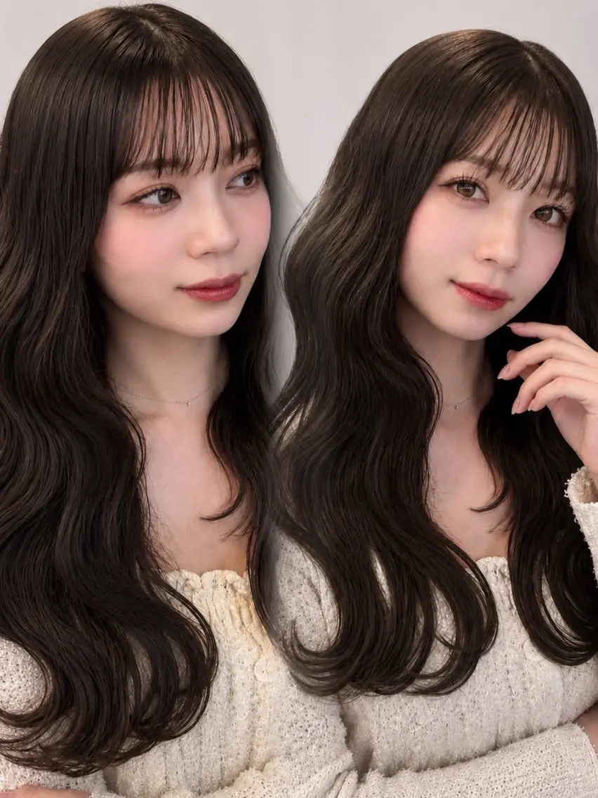 セミロング カラー ヘアアレンジ ヘアカラー トリートメント 🌿巴結生🌱大宮 ミルクティーベージュのヘアスタイル