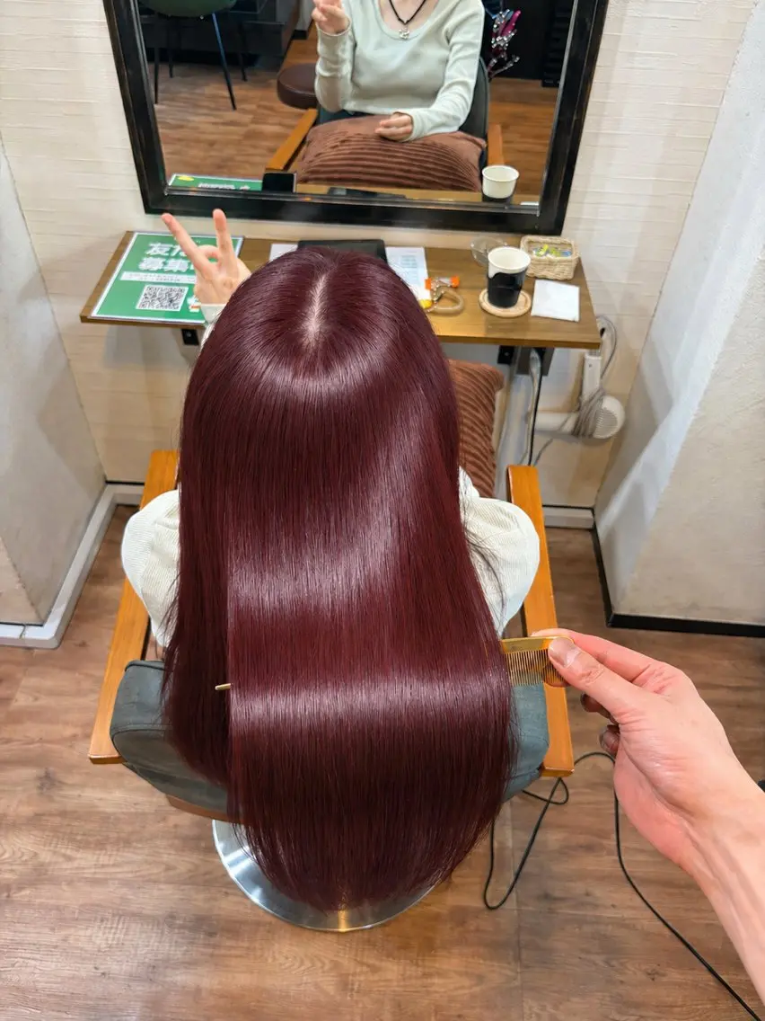 ロング カラー ヘアカラー トリートメント 野呂 隼人のヘアスタイル