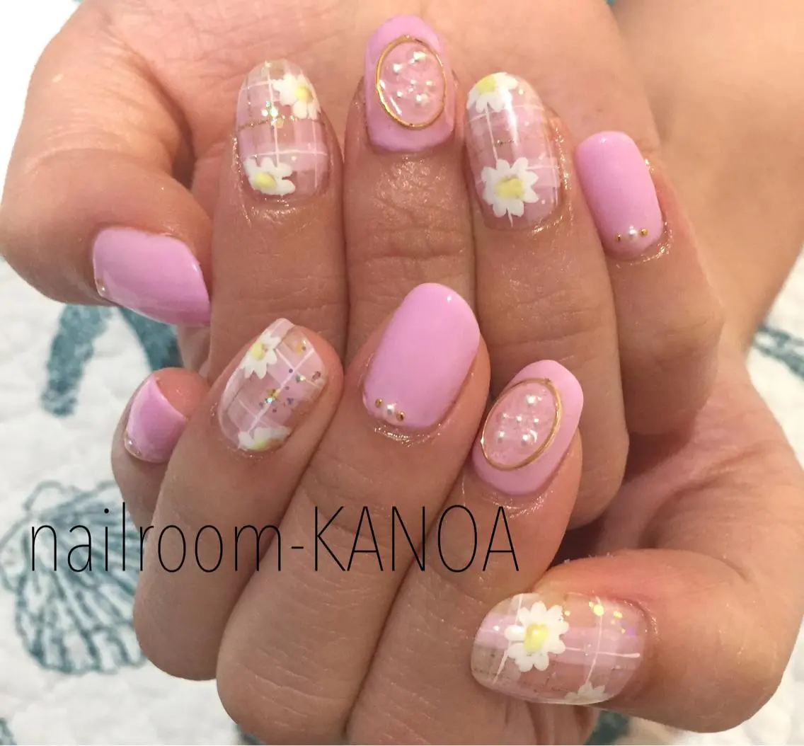 ネイル ピンク nailroom- KANOAのネイルデザイン