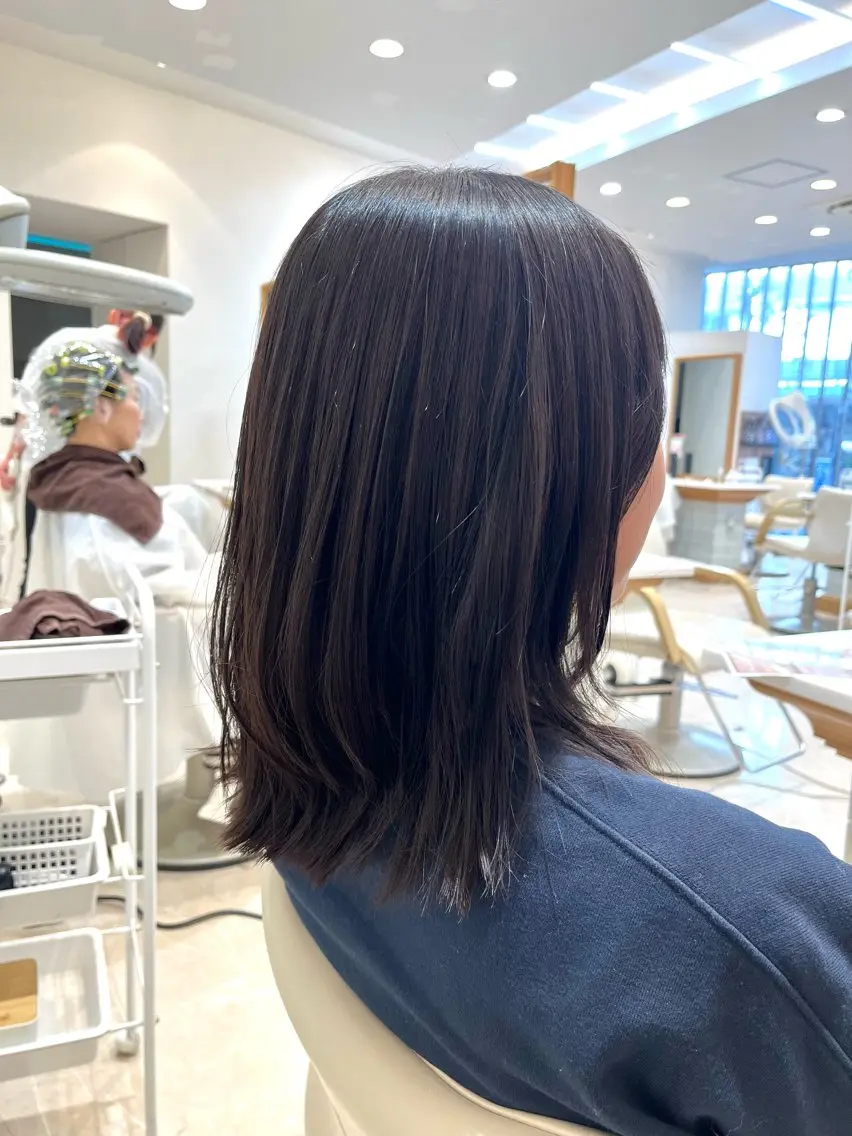【限定割引】くびれミディアムカット+カラー✨✨の写真