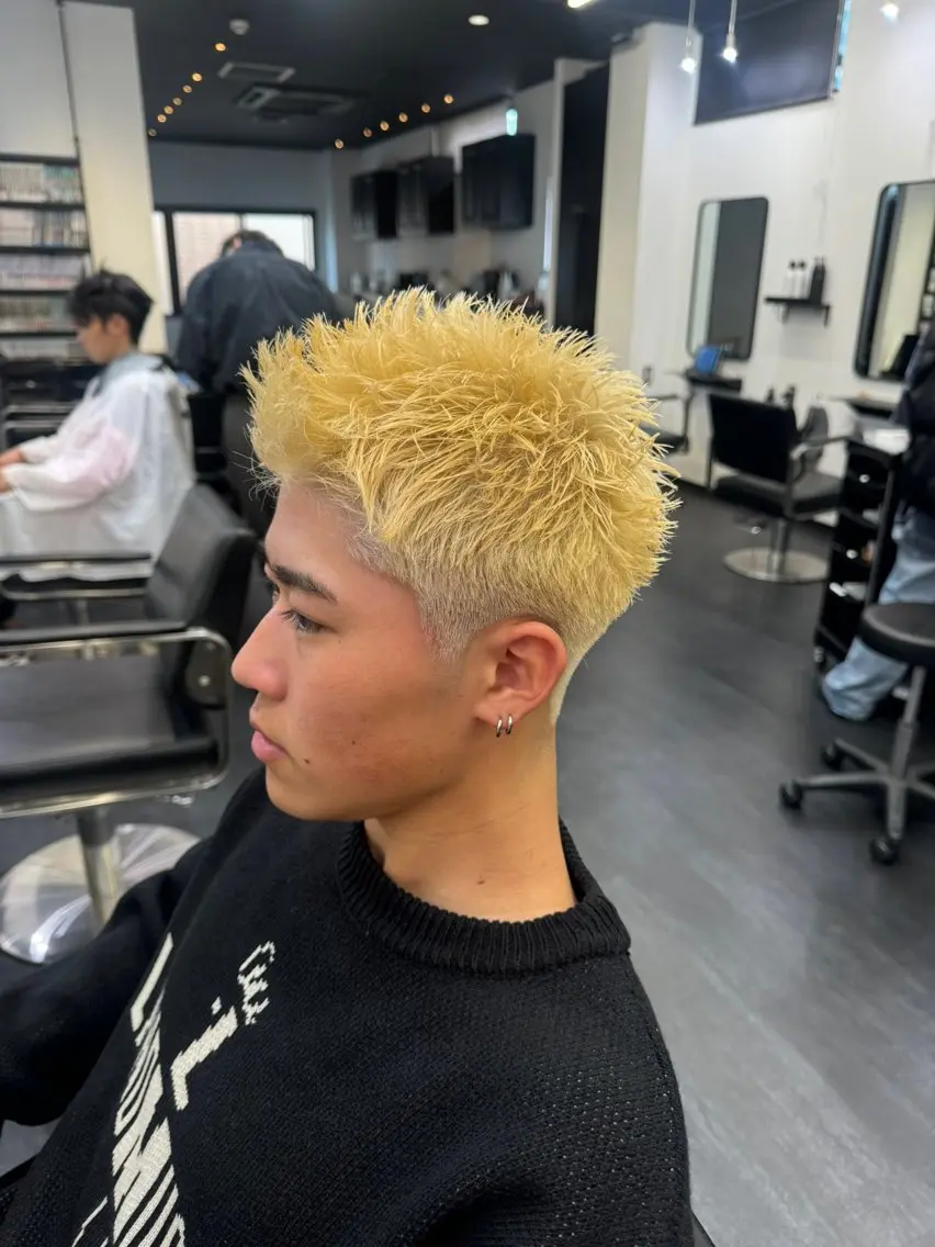 ショート カラー メンズ 🐠メンズ特化🐠 井上風冴のヘアスタイル