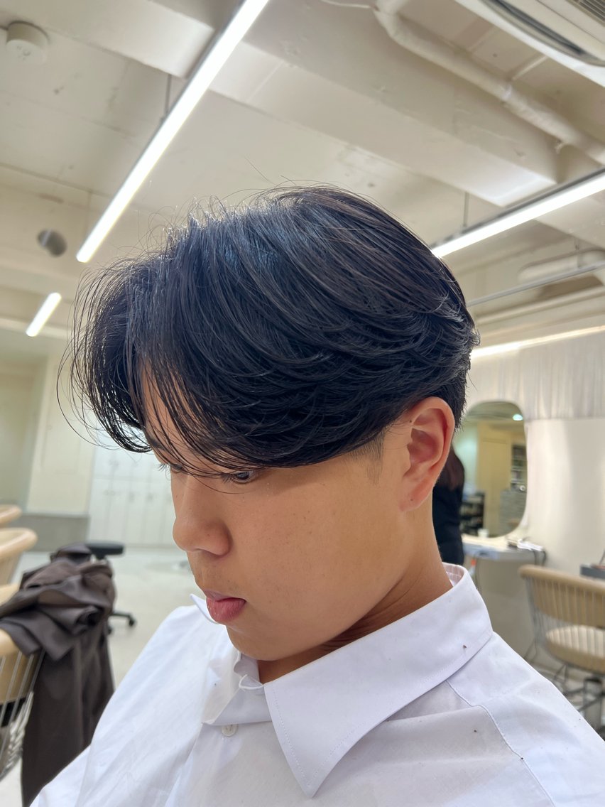 メンズ パーマ 重松 丈博のヘアスタイル