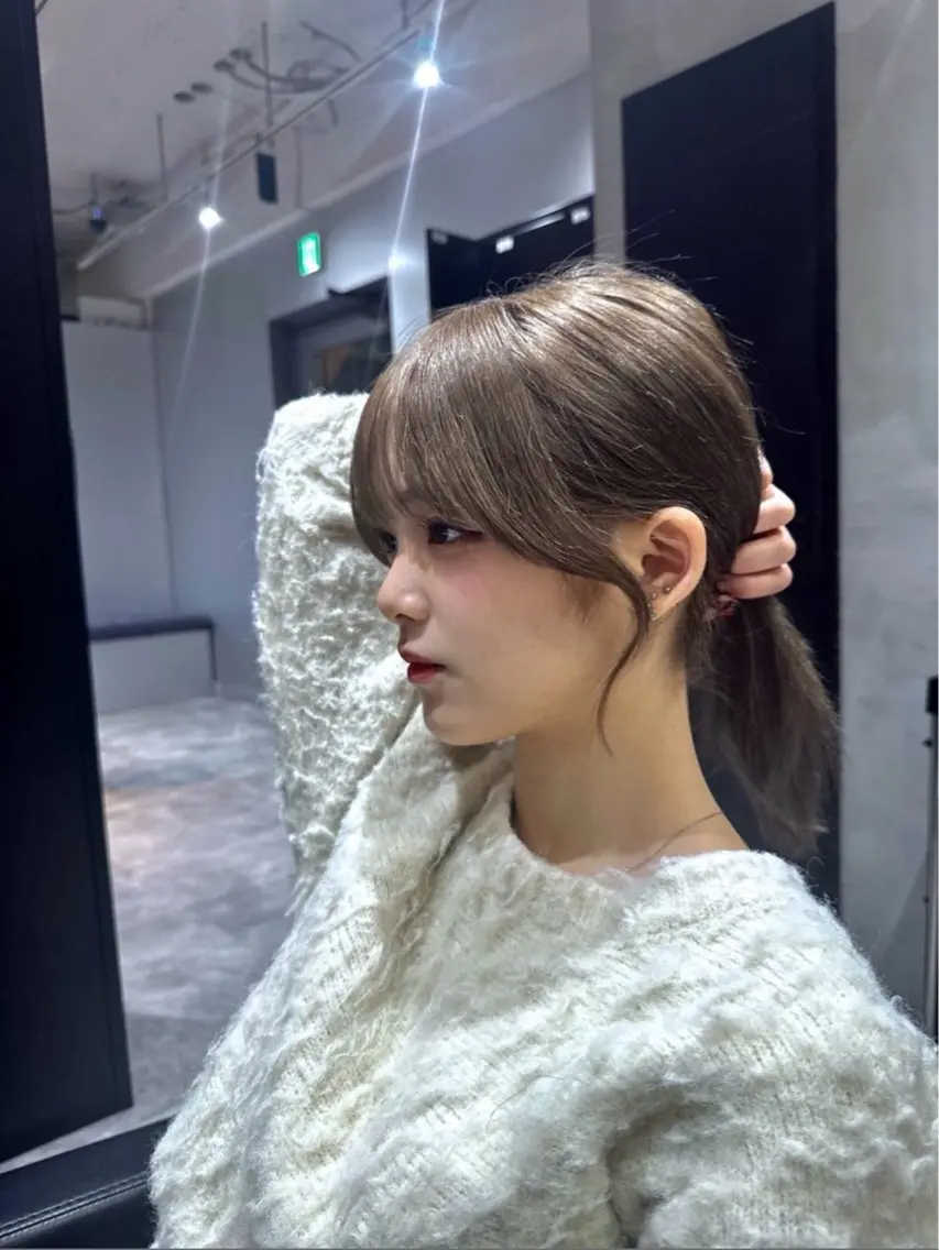 ミディアム カラー トリートメント 【⭐️レイヤーカット 髪質改善⭐️】長谷川のヘアスタイル
