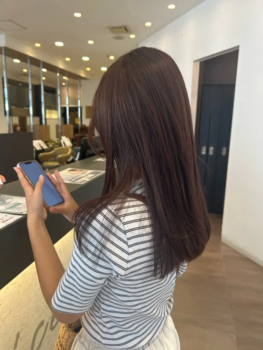 【人気No1💫】カット+カラー+Aujua2step トリートメントの写真