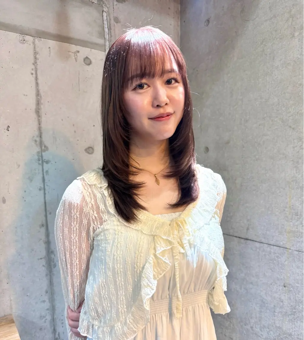ミディアム カラー キッズ ヘアカラー トリートメント 艶髪/ハイトーン /masami🩵のヘアスタイル