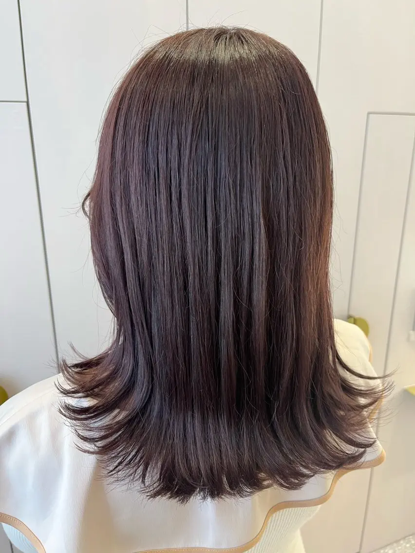 カット＋艶髪カラー＋3stepトリートメントの写真