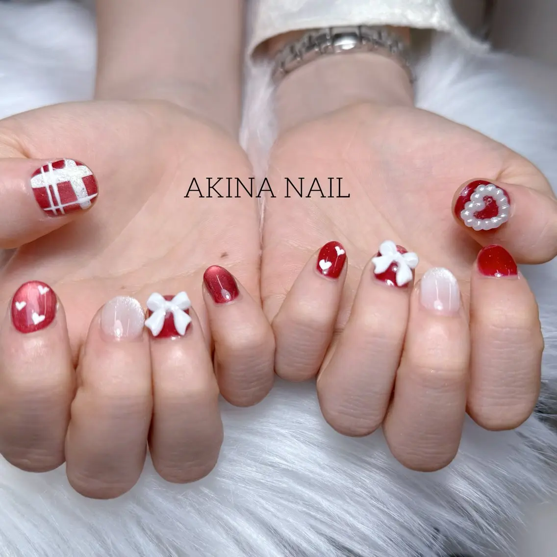 ショート ハンドネイル Akina Nail 亀戸のネイルデザイン