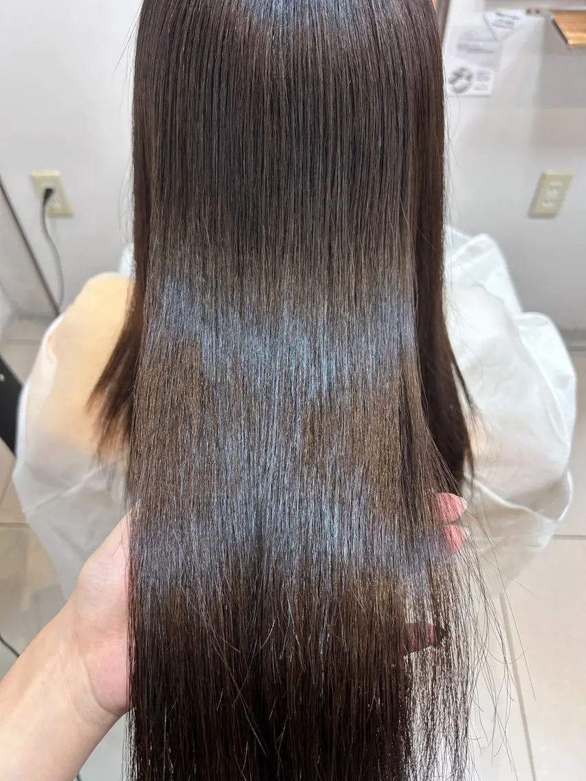 ロング カラー 髪質改善 阪田 真奈未のヘアスタイル