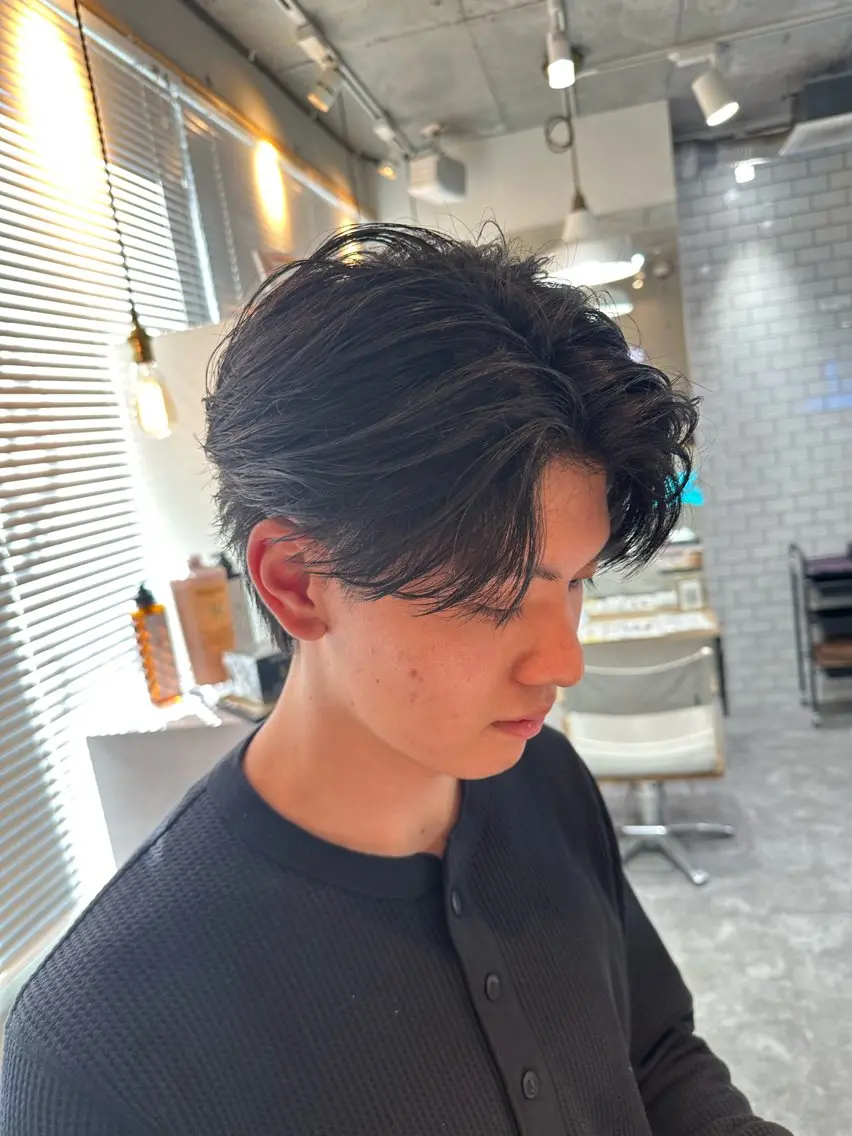 メンズ カット 💎メンズカット /フェザー/細野💎のヘアスタイル