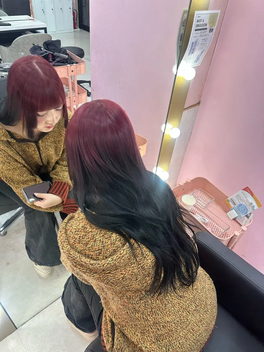 ロング カラー カット ヘアカラー トリートメント ブリーチ指名 No.1🦋KOKIのヘアスタイル