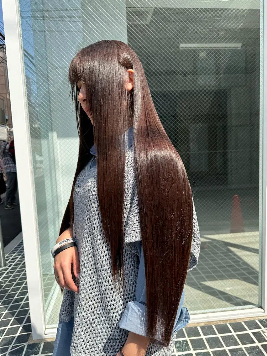ロング カラー トリートメント 美髪/レイヤー 表参道/ヒロキのヘアスタイル