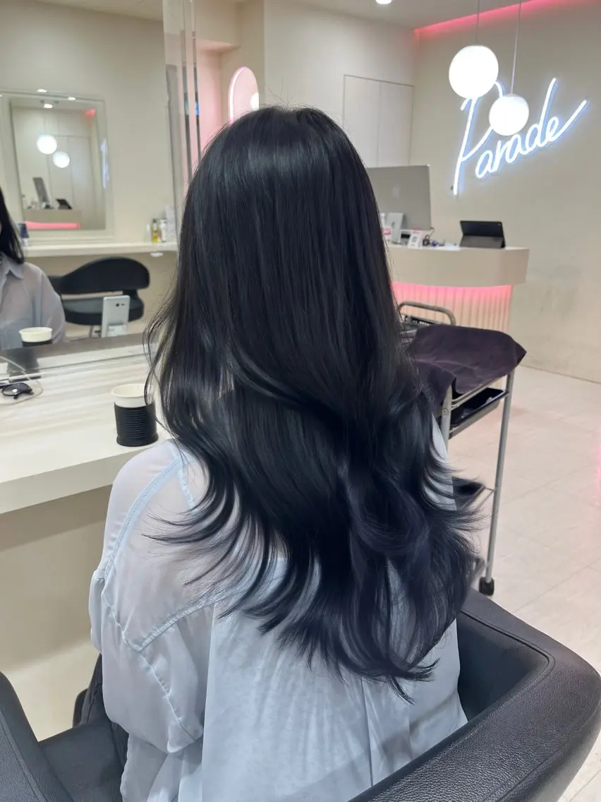 ロング カラー ヘアアレンジ ヘアカラー 💟RINNA 艶カラー💟のヘアスタイル