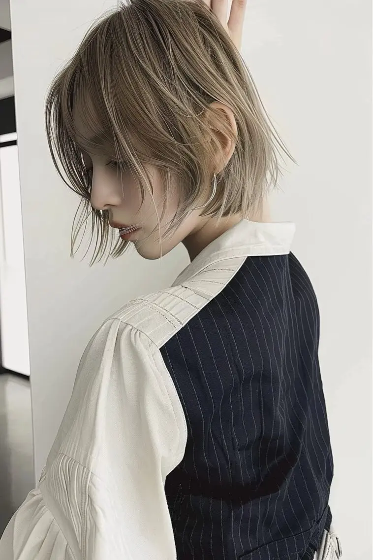 ショート カラー lana hair 新宿/髪質改善/韓国のヘアスタイル