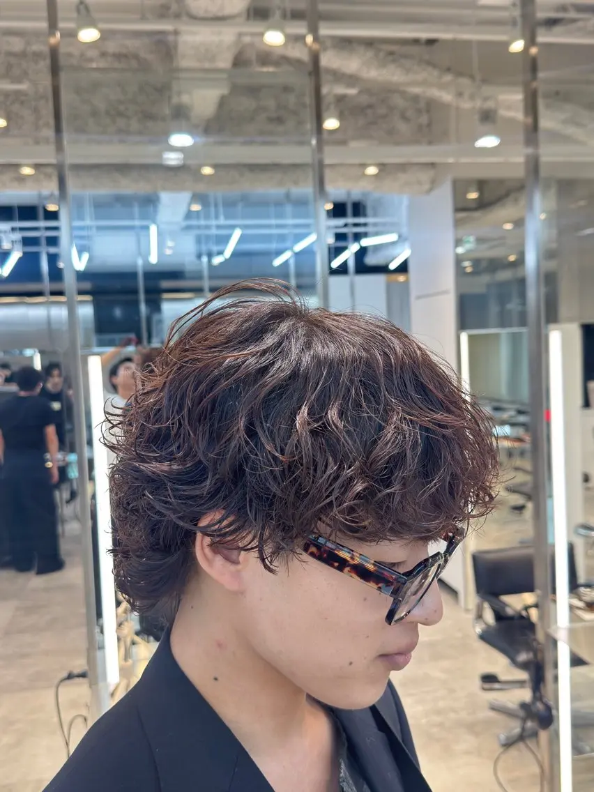 ショート パーマ カット パーマ fifth 児玉達哉 当日予約🙆のヘアスタイル