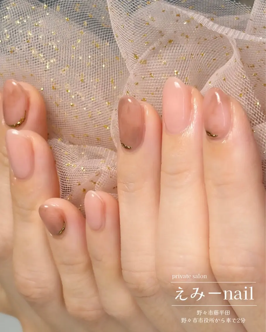 ネイル ハンドネイル 野々市藤平田 【えみーnail】のネイルデザイン