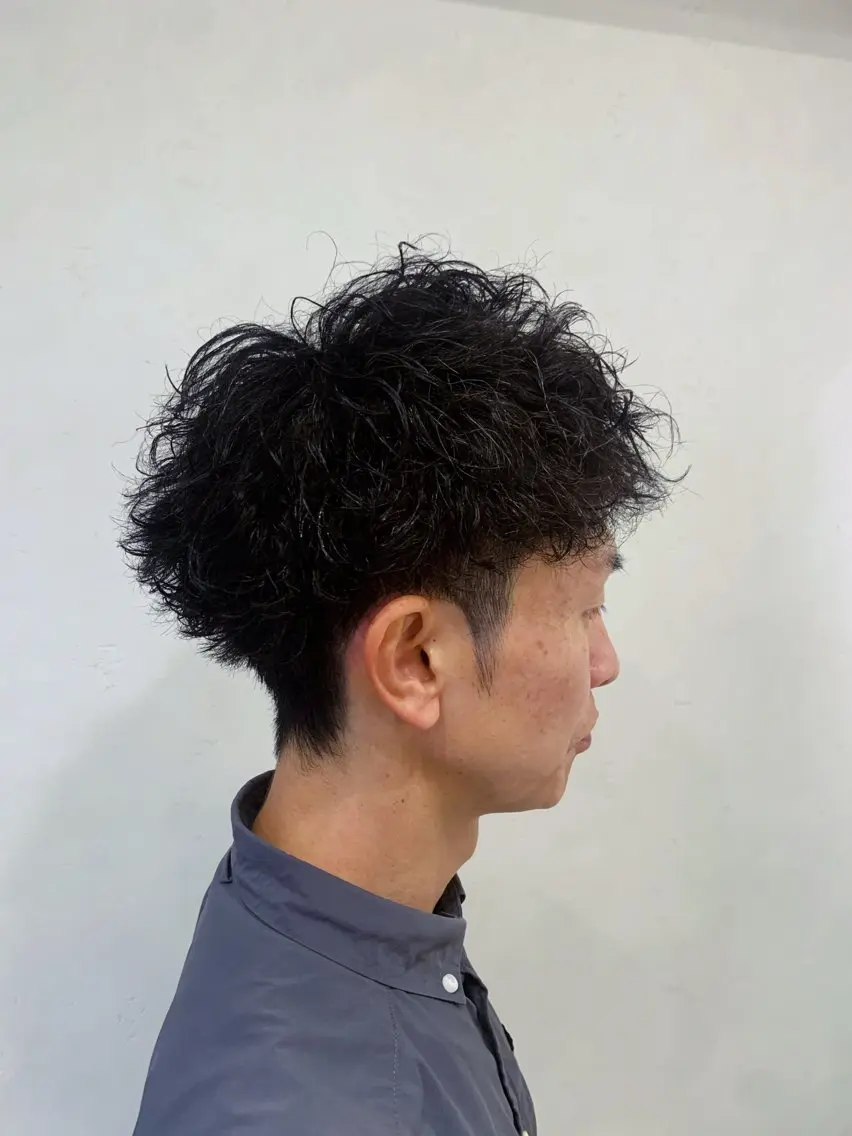 パーマ メンズ メンズパーマ ツイストスパイラルパーマ スパイラルパーマ カット パーマ Cecil hair 西川 翔馬のヘアスタイル