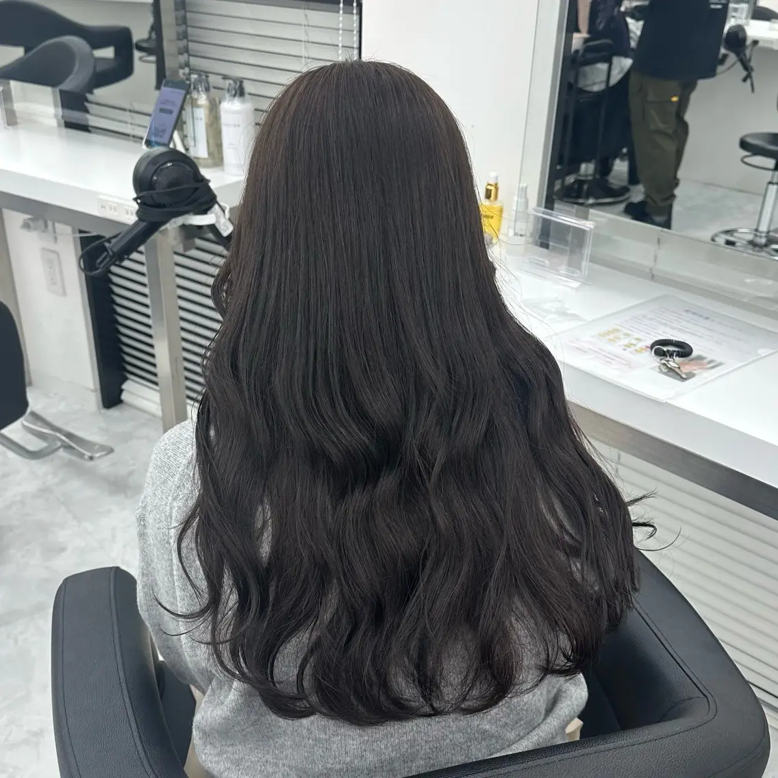 ロング カラー カット ヘアカラー トリートメント ヘッドスパ ヘアセット 似合わせstyle ❤︎misaki❤︎のヘアスタイル