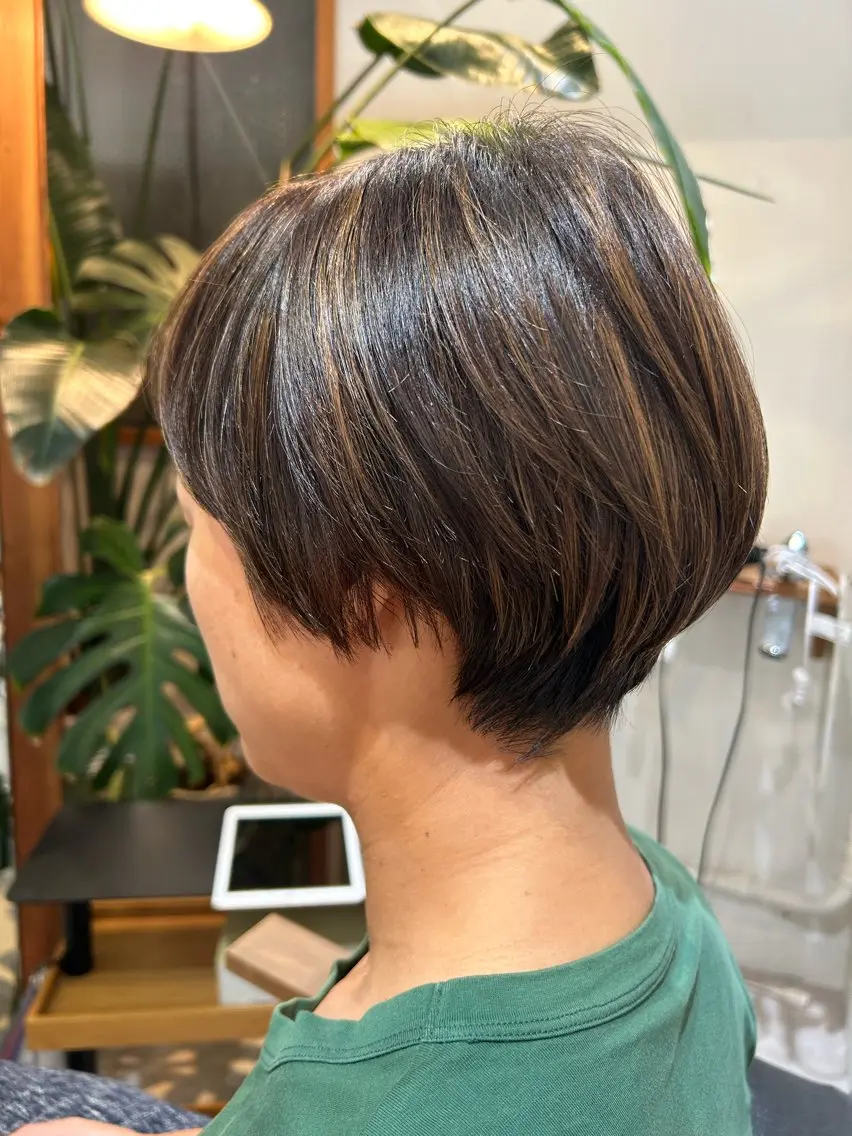 ショート カット 盛本 彩乃のヘアスタイル