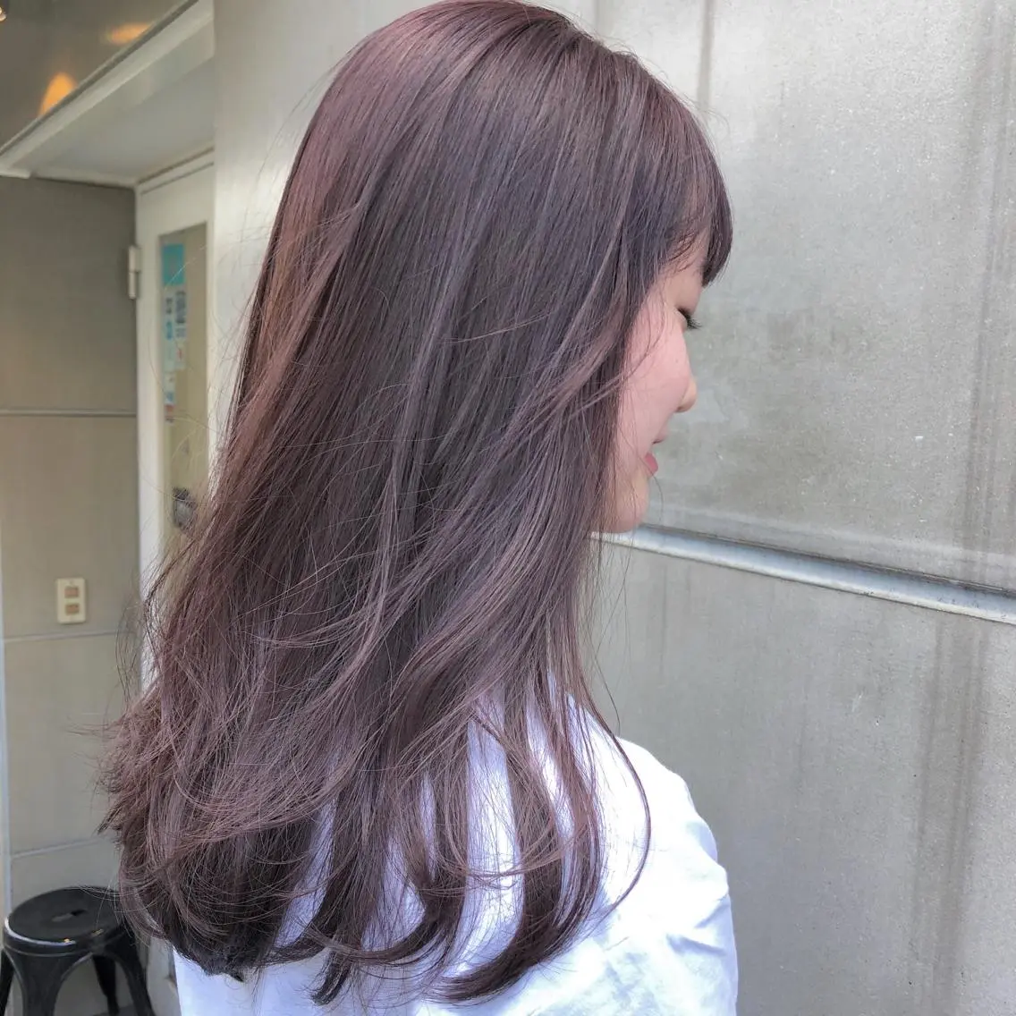 セミロング カラー 北間 寛哉のヘアスタイル