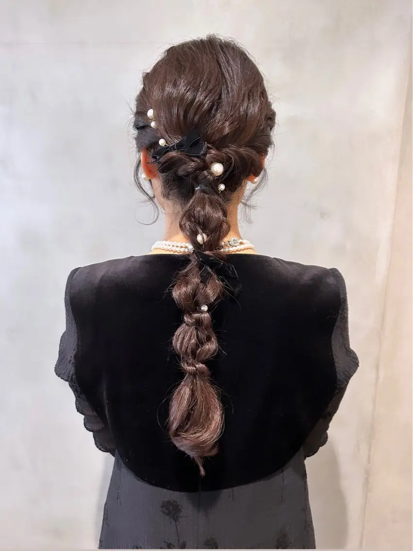 ロング ヘアアレンジ タナカ カナ🫧のヘアスタイル