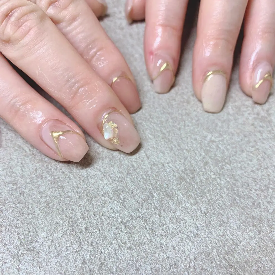 カラー ネイル ハンドネイル Cozy_ ilumのネイルデザイン