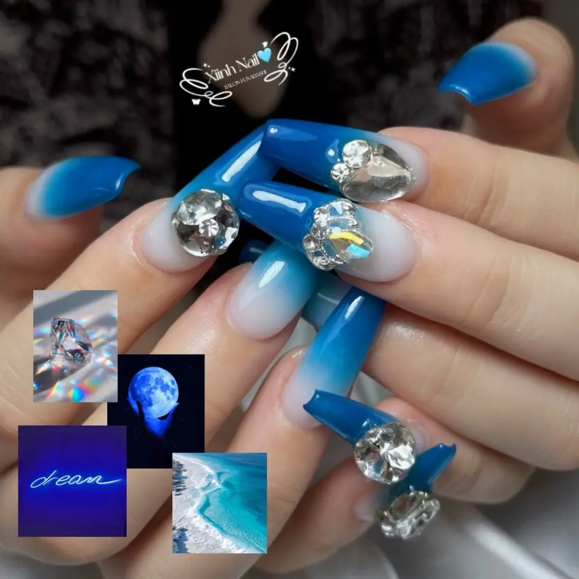 ネイル チークネイル 桜ネイル 長さ出し フットネイル ジェルネイル ハンドネイル XIINH NAIL SALONのネイルデザイン