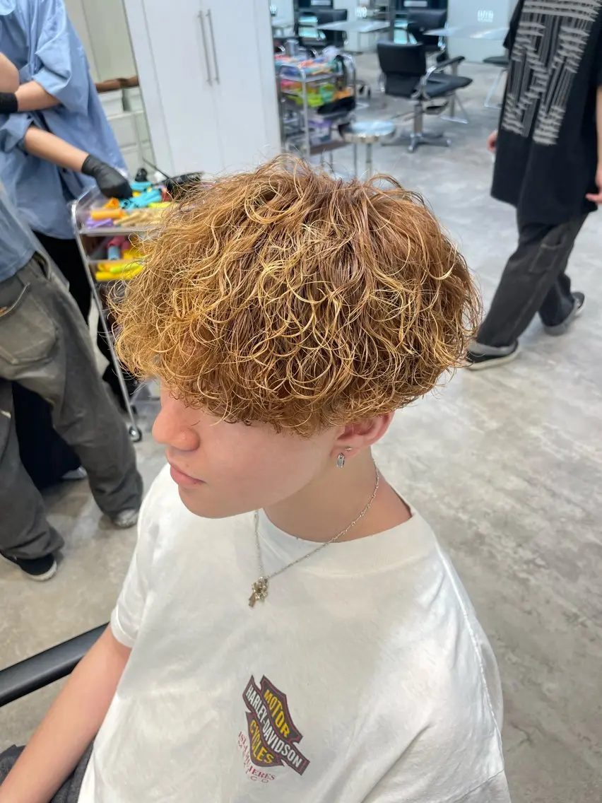 カラー パーマ メンズ カット ヘアカラー パーマ fifth 武正 琉生のヘアスタイル
