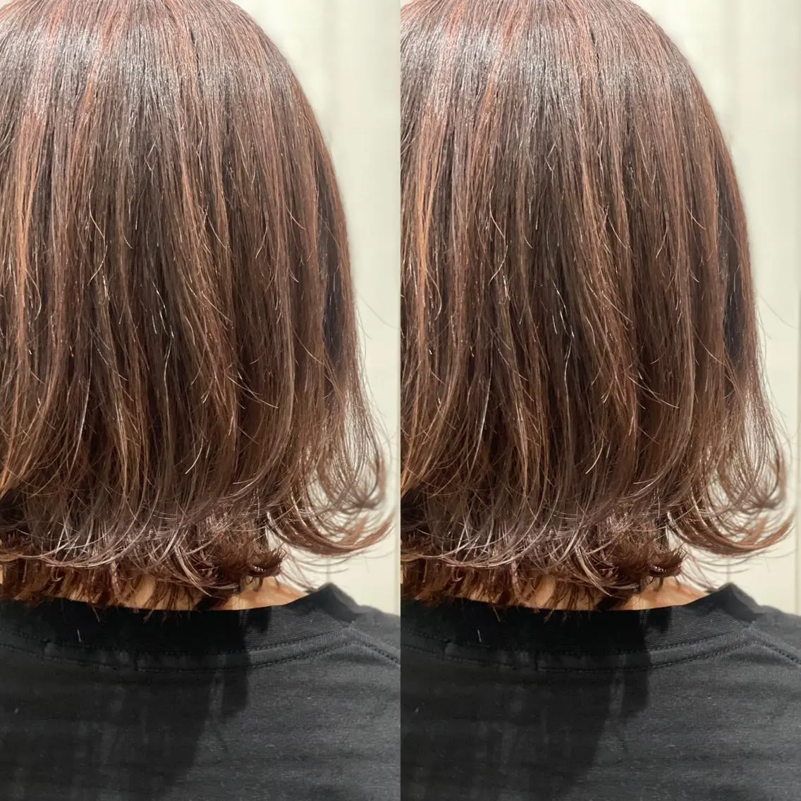 ミディアム ボブ レイヤーカット Snaly カラー特化ページのヘアスタイル