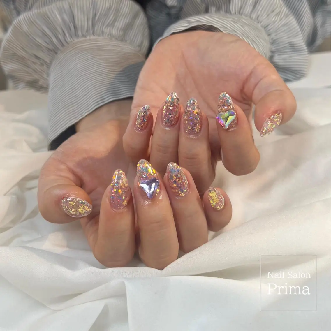 セミロング ネイル SalonPrima 西院Nail&Eyeのネイルデザイン
