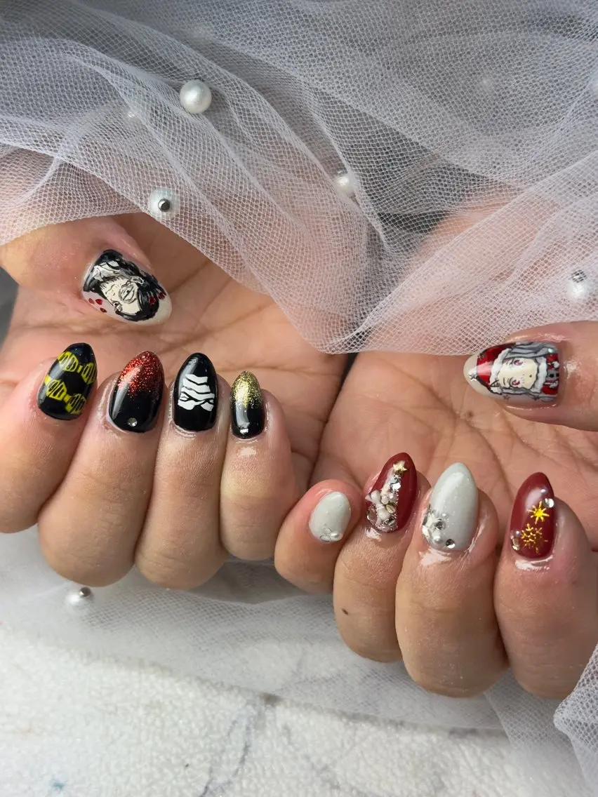 ネイル ハンドネイル Queennail 北堀江AYAのネイルデザイン