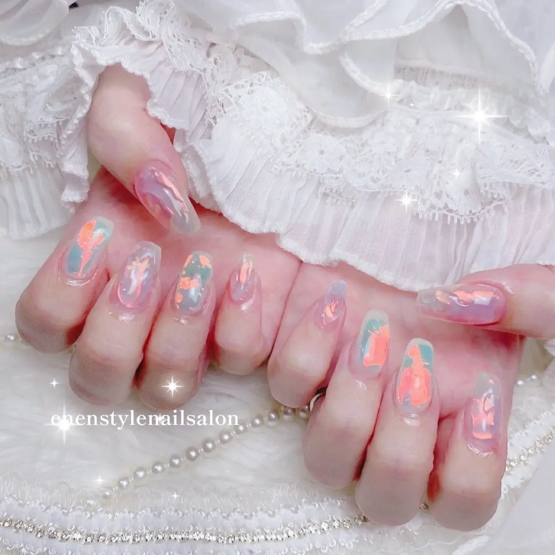 ネイル ハンドネイル 🐾enen style 🐾のネイルデザイン