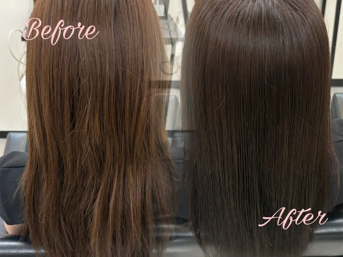 ロング チョコレートブラウン ヘアカラー ⑅ॱ˖ℋ𝒾𝓃𝒶 𝜗𝜚. ݁₊のヘアスタイル