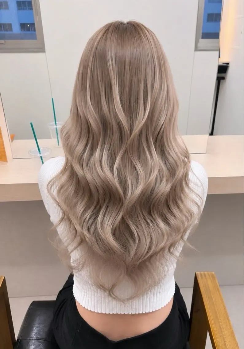 ロング 【ALEAP】 𝐇𝐀𝐊𝐔のヘアスタイル